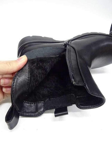 Botki damskie 7A2116-1.BLACK Ocieplane (37/42,12par)