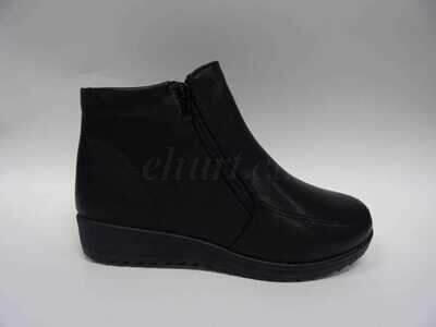 Botki damskie   7A301-1.BLACK    (36/42,12par)