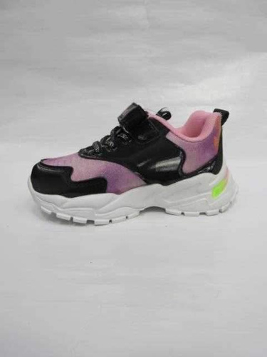 Buty sportowe dziewczęce 3AE86.BLACK/PINK (27/32,12par)