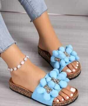 Klapki damskie CK278.BLUE (36/41,12par)