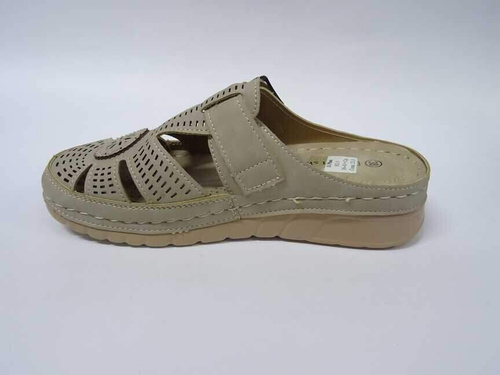 Klapki damskie 7AH2-5.BEIGE (36/41,12par)