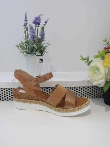 Sandały damskie 7AE6176.CAMEL (36/41,12par)