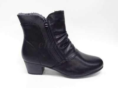 Botki damskie 7A2043-3.BLACK (37/42,12par)