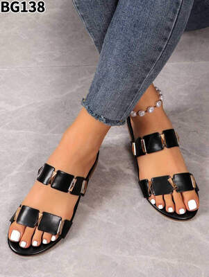 Klapki damskie 7ABG138.BLACK (36/41,12par)