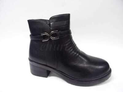 Botki damskie ocieplane 7A8831.BLACK (36/41,12par)