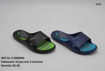 Klapki chłopięce 5A3060-M3.MIX (26/36,18par)