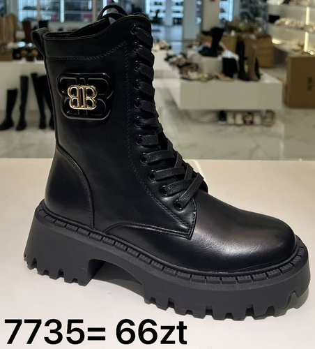 Botki damskie 7735.BLACK (36/41,12par)