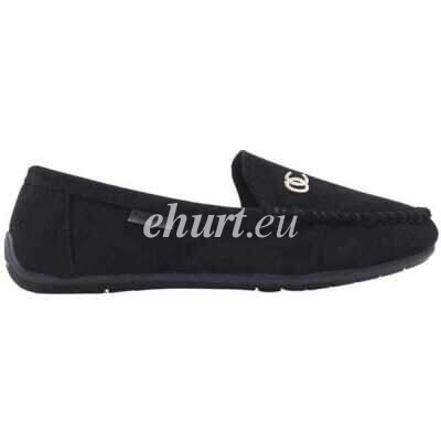 Balerinki damskie  7AMK05-1.BLACK   (36/41,12par)