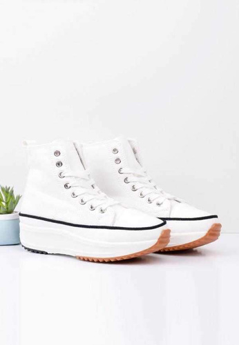 Trampki damskie B79-3.WHITE (36/41,12par)