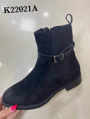 Botki damskie   7AK22021A.BLACK  Ocieplany (36/41,12par)