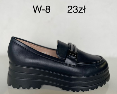 Półbuty damskie 7AW-8.BLACK (36/41,12par)