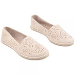 Balerinki damskie F37-4.BEIGE (36/41,12par)