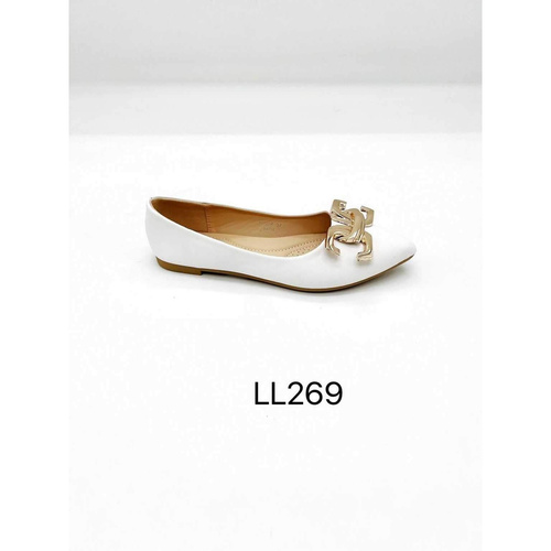 Balerinki damskie 7ALL269.WHITE (36/41,12par)