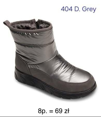 Botki damskie   7A404.D.GREY  (36/41,8par)