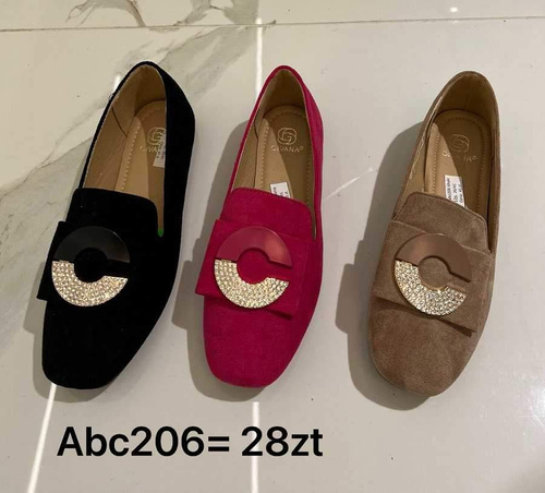 Balerinki damskie 7AABC206.KOLORDOWYBORU (36/41,12par)