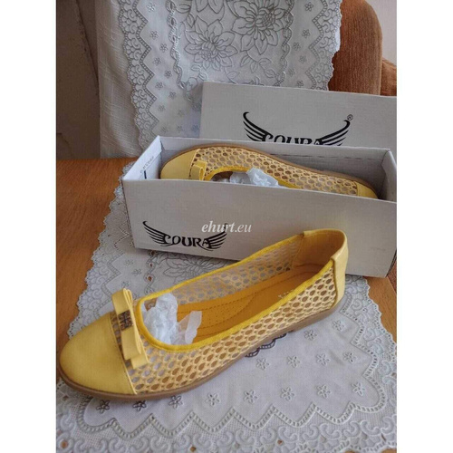 Balerinki damskie 7A1378.YELLOW (36/41,12par)