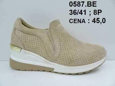 Botki damskie 7A0587.BEIGE (36/41,8par)