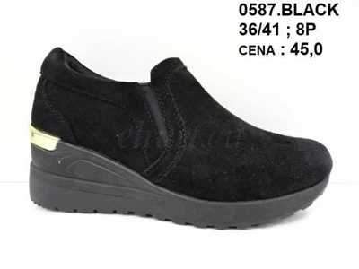 Botki damskie 7A0587.BLACK (36/41,8par)