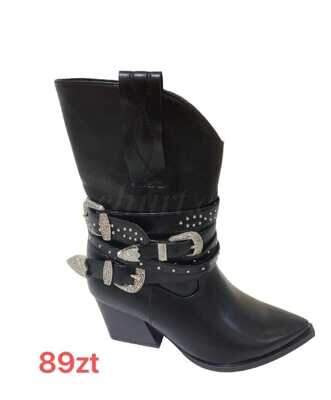 Botki damskie 7A168-561.BLACK (36/41,12par)