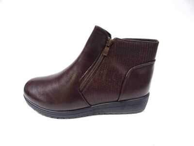 Botki damskie    7A303-2.BROWN    (36/42,12par)