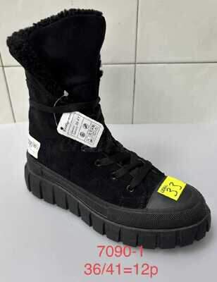 Botki damskie 7A7090-1.BLACK (36/41,12par)