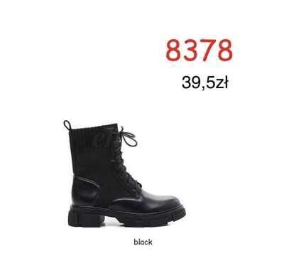 Botki damskie 7A8378.BLACK (36/41,12par)