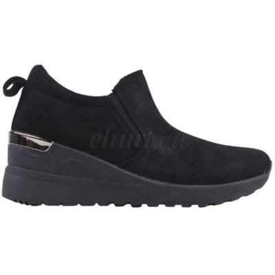 Botki damskie  7AB892-5.BLACK/BLACK   (36/41,12par)