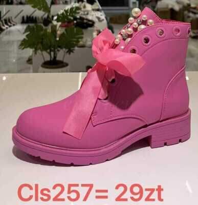 Botki damskie 7ACLS257.PINK Ocieplane (36/41,12par)