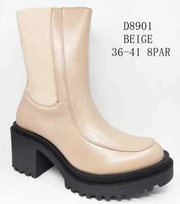 Botki damskie 7AD8901.BEIGE (36/41,8par)