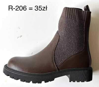 Botki damskie 7AR-206.BROWN (36/41,12par)