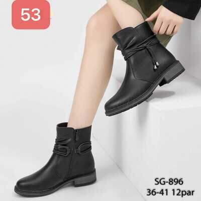 Botki damskie 7ASG-896.BLACK (36/41,12par)