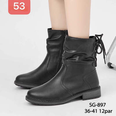 Botki damskie 7ASG-897.BLACK (36/41,12par)