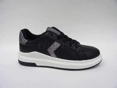 Buty sportowe damskie  7A3403-4.BLACK/WHITE   (36/41,12par)