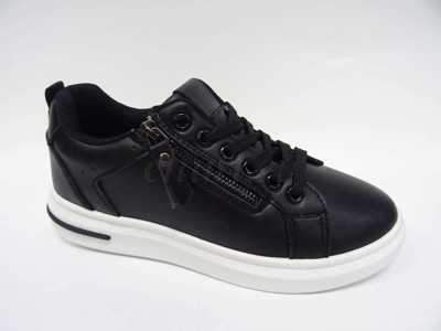 Buty sportowe damskie  7A3704-2.BLACK/WHITE (36/41,12par)