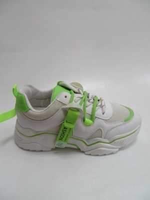 Buty sportowe damskie 7AB1234-5.WHITE/GREEN (36/40,8par)