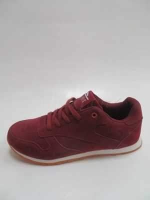 Buty sportowe damskie 7AB395-10.BURGUNDY (36/41,12par)