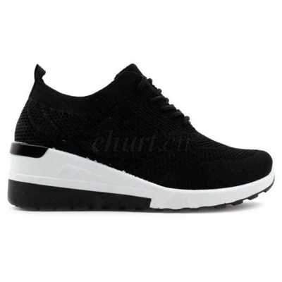 Buty sportowe damskie 7AF95-2.BLACK/WHITE (36/41,12par)