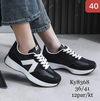 Buty sportowe damskie 7AKY8368.BLACK (36/41,12par)