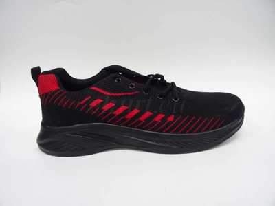 Buty sportowe męskie 9A3538-1.BLACK/RED (41/46,12par)