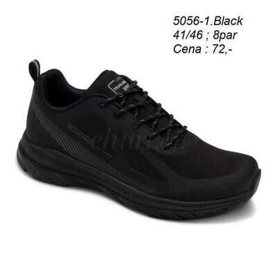 Buty sportowe męskie 9A5056-1.BLACK (41/46,8par)