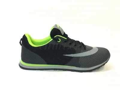 Buty sportowe męskie 9AA835-3.BLACK/GREEN (41/46,12par)