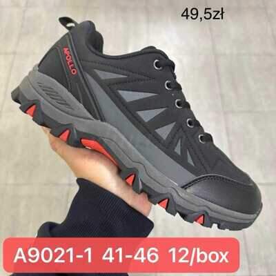 Buty sportowe męskie  9AA9021-1.BLACK (41/46,12par)