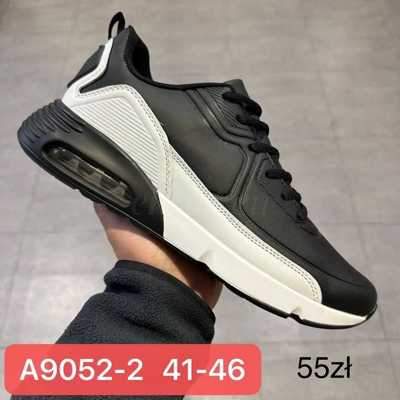 Buty sportowe męskie 9AA9052-2.BLACK (41/46,12par)