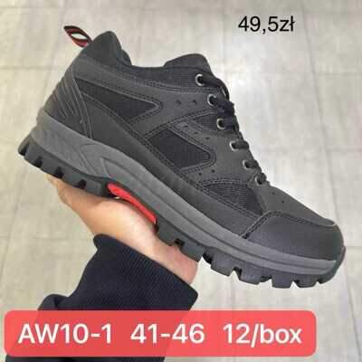 Buty sportowe męskie  9AAW10-1.BLACK    (41/46,12par)