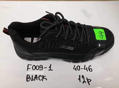 Buty sportowe męskie 9AF009-1.BLACK (41/46,12par)