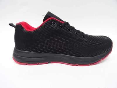 Buty sportowe męskie     9AK11-4.BLACK/RED    (41/46,12par)