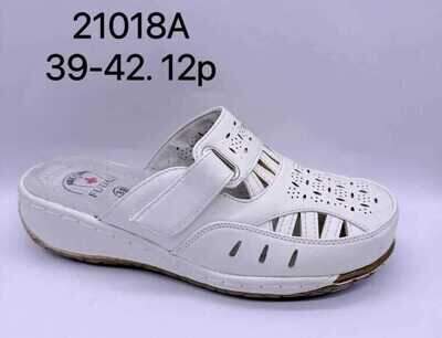 Klapki damskie 7A21018A.WHITE (39/42,12par)