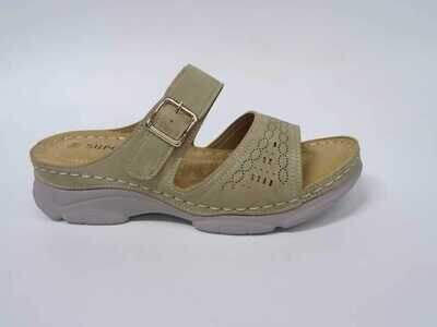 Klapki damskie 7A8097-3.BEIGE (36/41,12par)