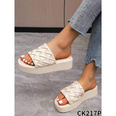 Klapki damskie 7ACK217.BEIGE (36/41,12par)