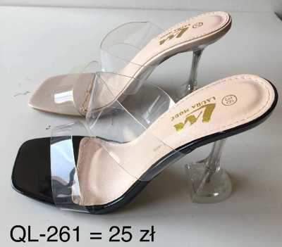 Klapki damskie 7AQL-261.BLACK, PINK (36/41,12par)